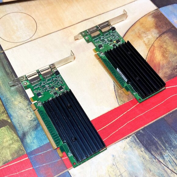 2-PACK NVIDIA QUADRO NVS 295 DDR3 DUAL PORT VIDEO CARDS DP/N 0X175K - Picture 3 of 7